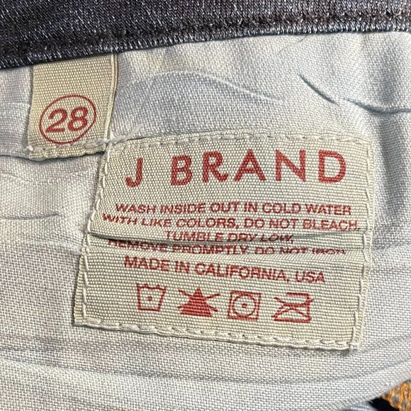 J Brand Wide Leg Flare Jeans, raw edge. Sz 28 - Picture 5 of 10